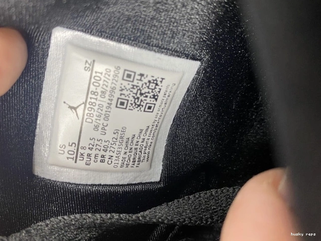 Rep Husky 6 Jordan (W) Black DB9818-001 Retro SD Triple 0808